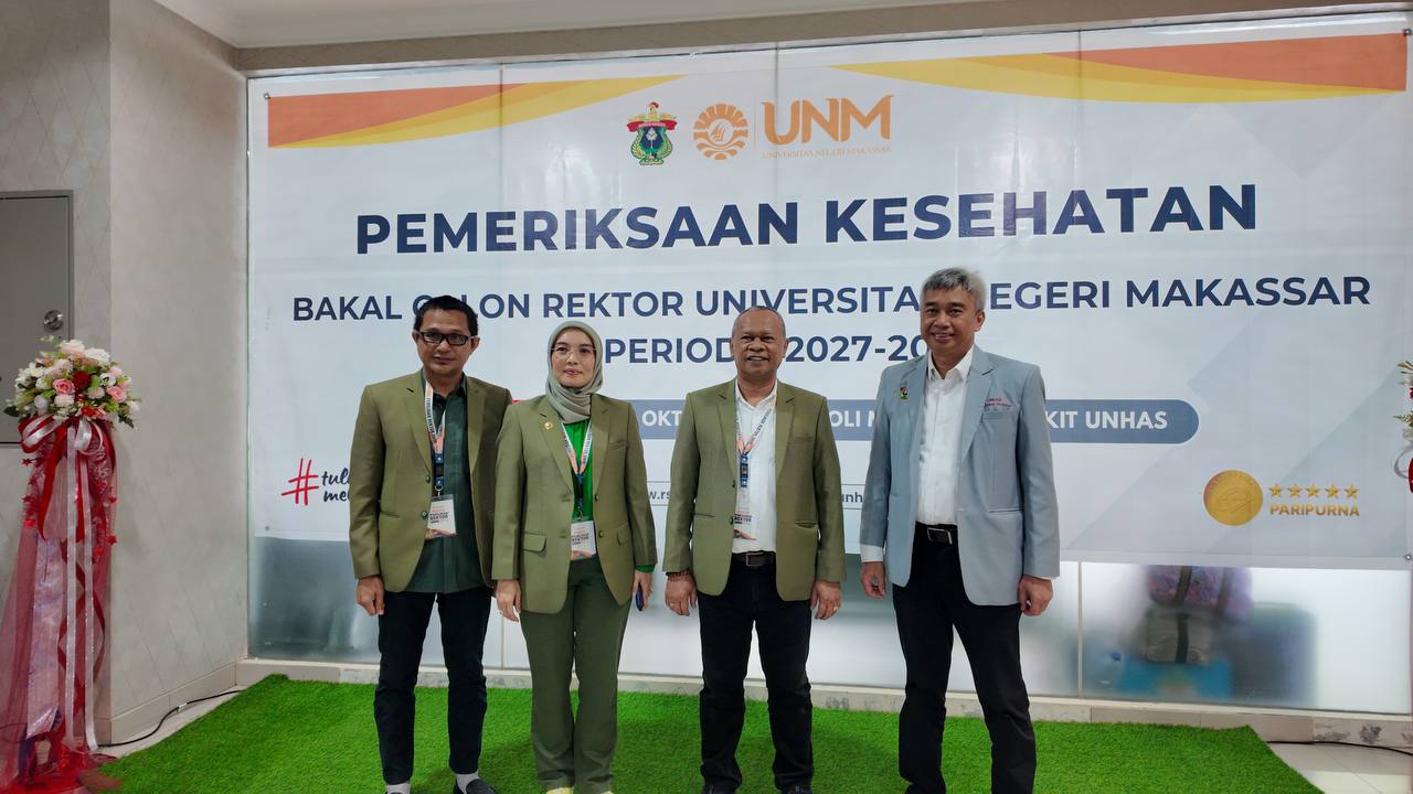 Rumah Sakit Unhas Layani Pemeriksaan Kesehatan Tujuh Bakal Calon Rektor UNM Periode 2027–2031