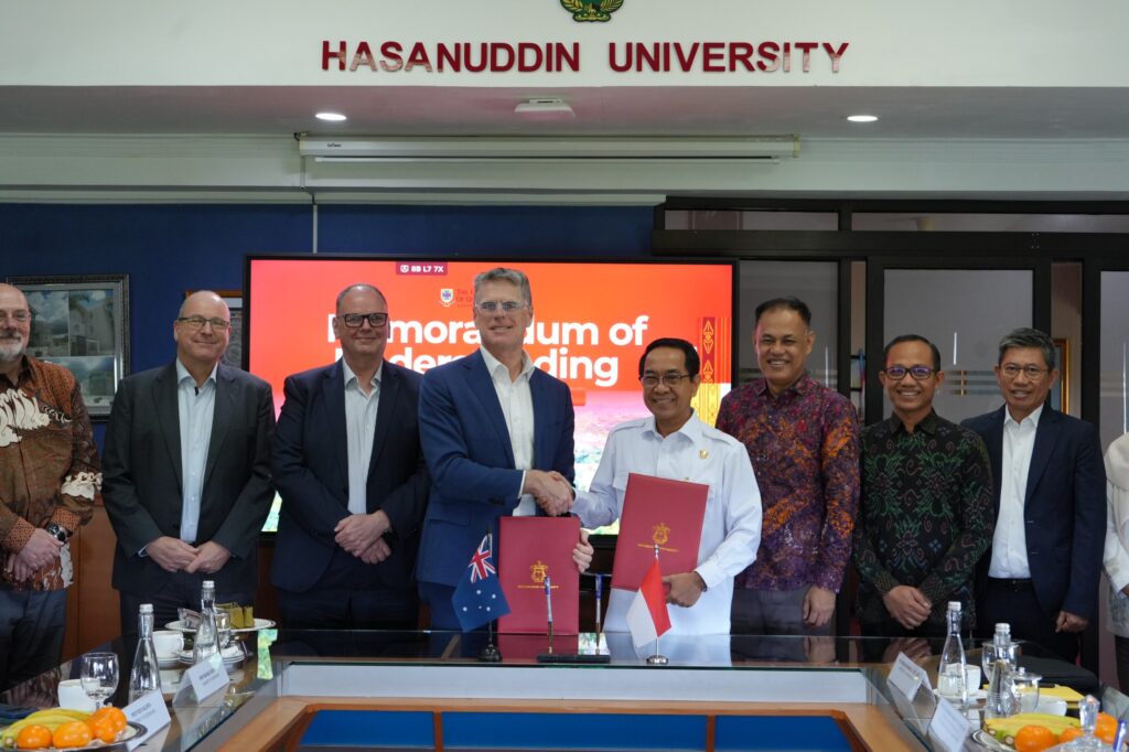 Penandatanganan kesepakatan Hasanudddin University dan universitas Australia